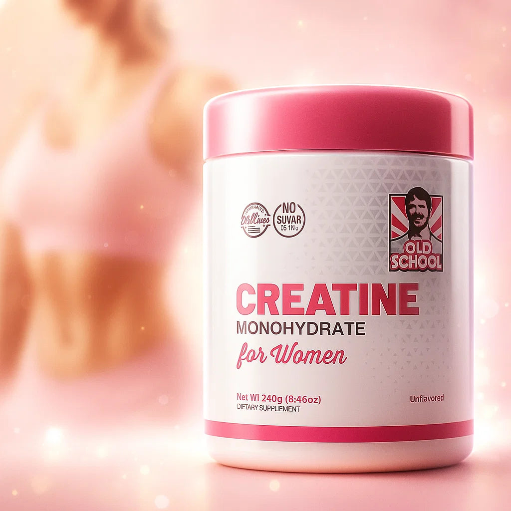 Old School® Creatina Monohidratada para Mujeres