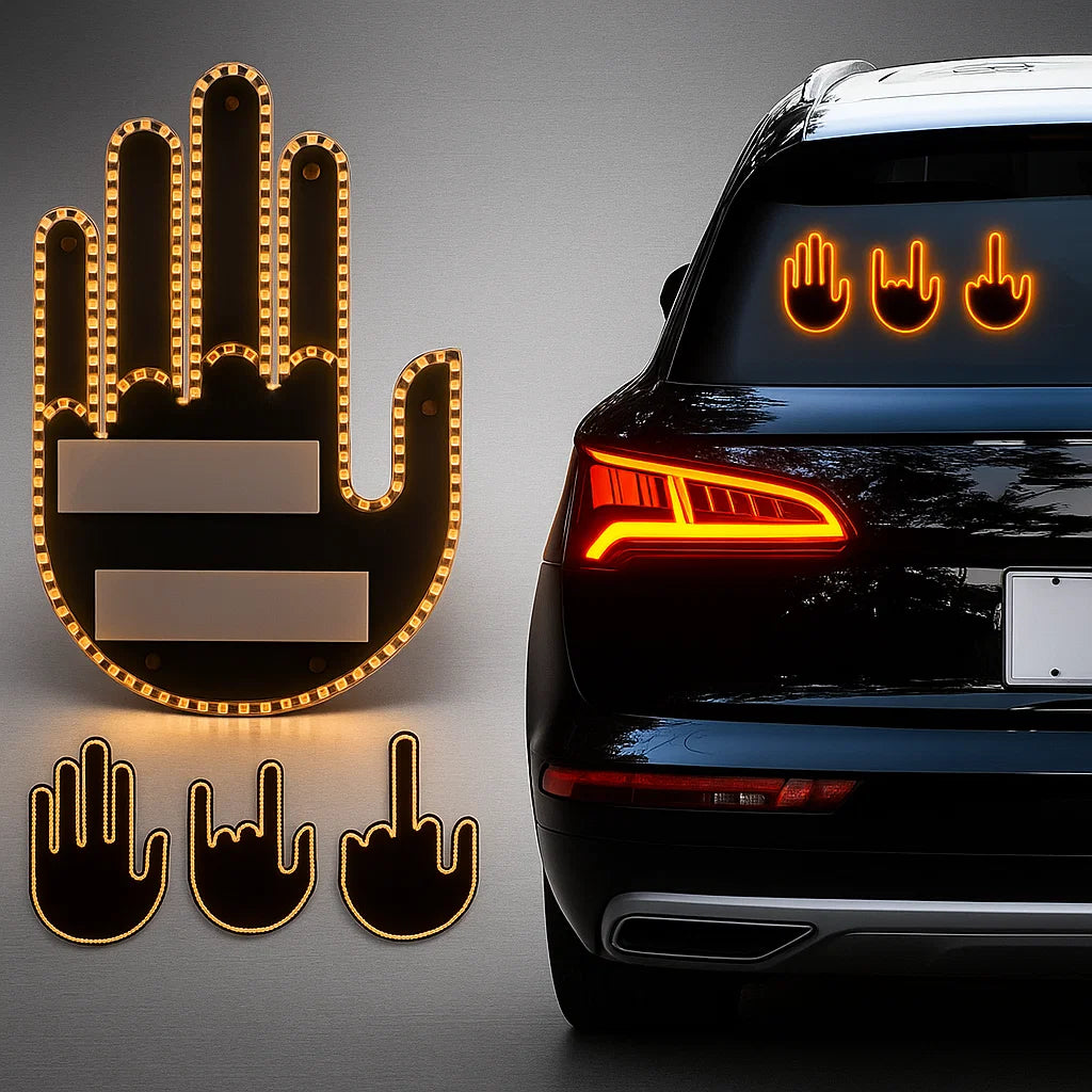 AutoSign™ – Mano LED de Señales para Auto