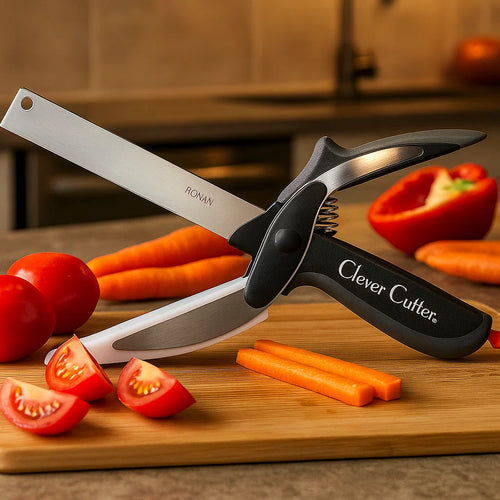 Cuttiva® – Tijera Cuchillo 2 en 1 para Cocina
