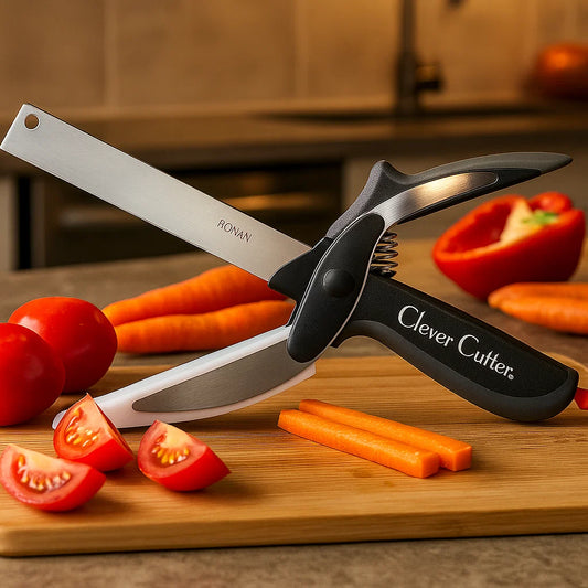 Cuttiva® – Tijera Cuchillo 2 en 1 para Cocina